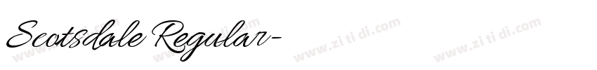 Scotsdale Regular字体转换 Scotsdale Regular字体转换